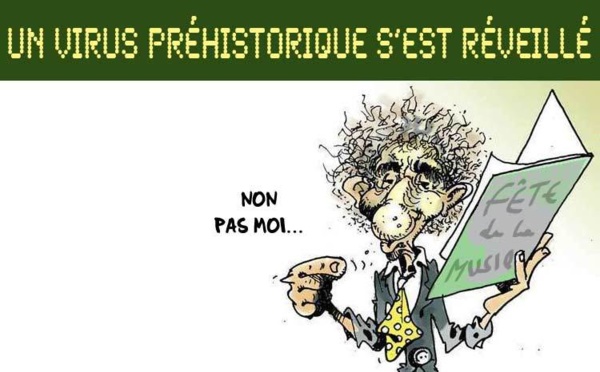 DESSIN DE PRESSE: Un virus de 30.000 ans découvert