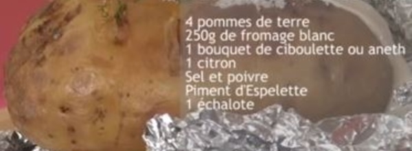 RECETTES EN VIDÉO - Pommes de terre au four