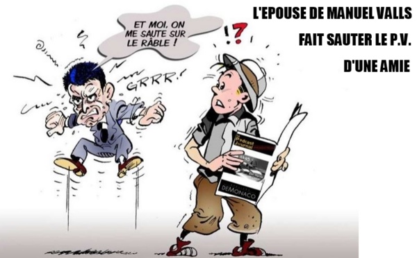 DESSIN DE PRESSE: Mal stationnée mais bien pistonnée