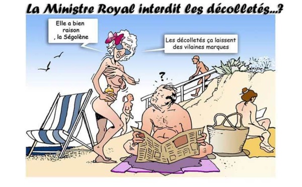 DESSIN DE PRESSE: Les consignes de la reine Ségolène