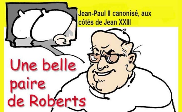 DESSIN DE PRESSE: Les canons de la Papauté