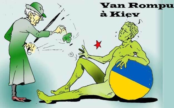 DESSIN DE PRESSE: Le Conseil européen soutient la présidentielle en Ukraine
