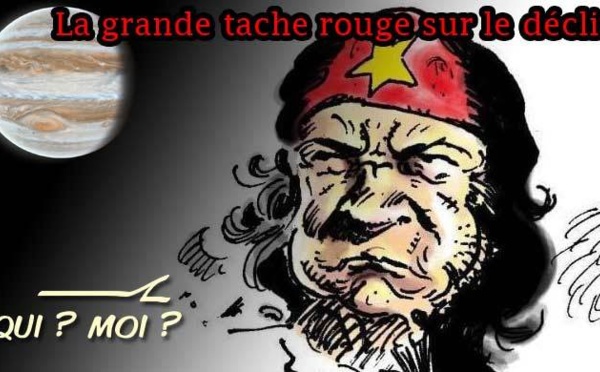 DESSIN DE PRESSE: La tache rouge de Jupiter rétrécit