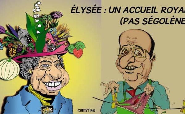 DESSIN DE PRESSE: Visite d'État d'Elizabeth II pour le jour J+70 ans