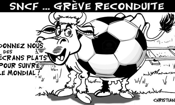 DESSIN DE PRESSE: Le Mondial... c'est parti!