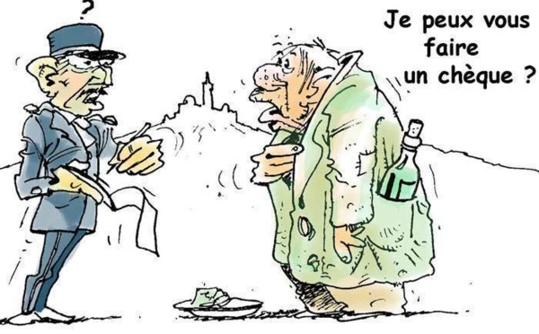DESSIN DE PRESSE: La mendicité sanctionnée en Norvège
