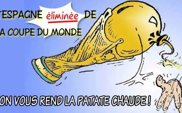 DESSIN DE PRESSE: Valse à deux mi-temps pour la Roja