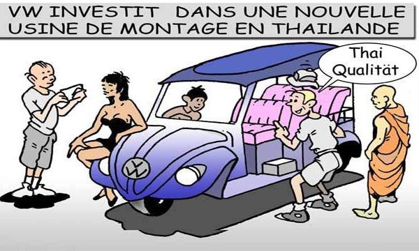 Volkswagen chauffera aussi en Thaïlande