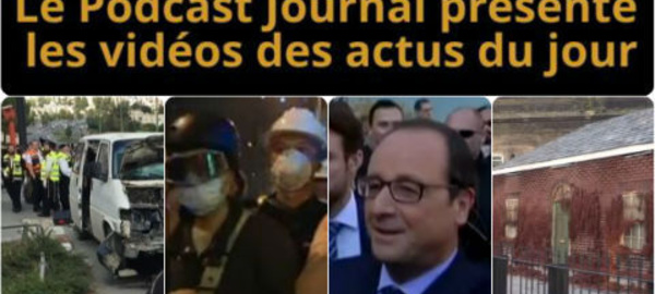 Les actualités en 4 vidéos du 6 novembre 2014