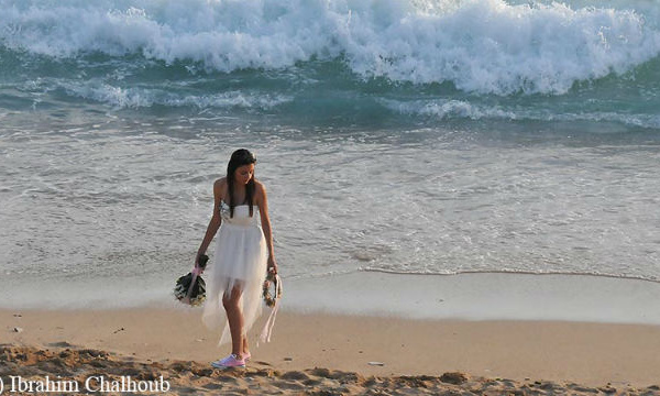 L'IMAGE DU JOUR: La mariée et la mer