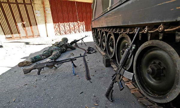 L'IMAGE DU JOUR: Position de tir