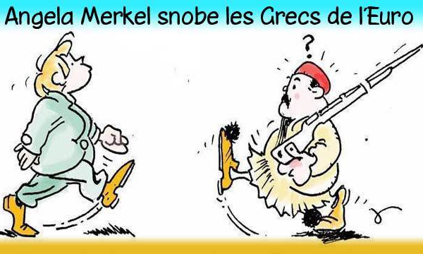 Le revers de Merkel sur la Grèce en zone Euro