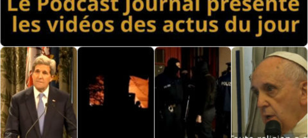 Les actualités en 4 vidéos du 16 janvier 2015