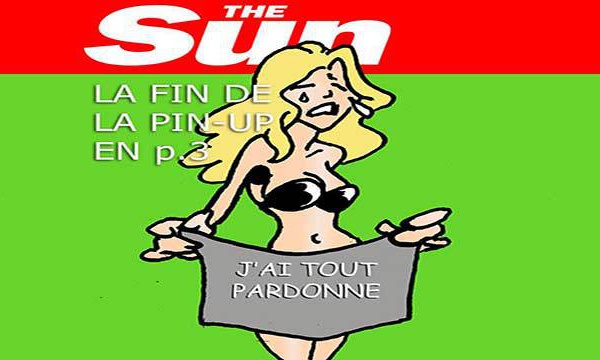 The Sun limoge ses femmes dénudées