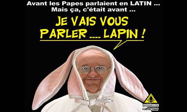 Il voit des lapins partout!