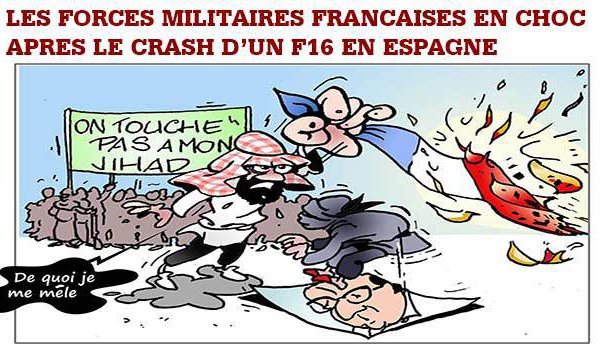 Crash d'un F-16 en Espagne