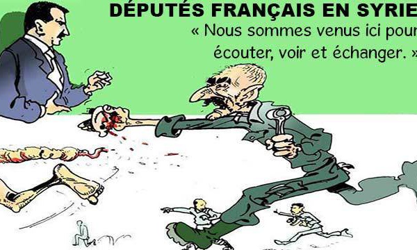 Les députés français visitent le boucher Bachar
