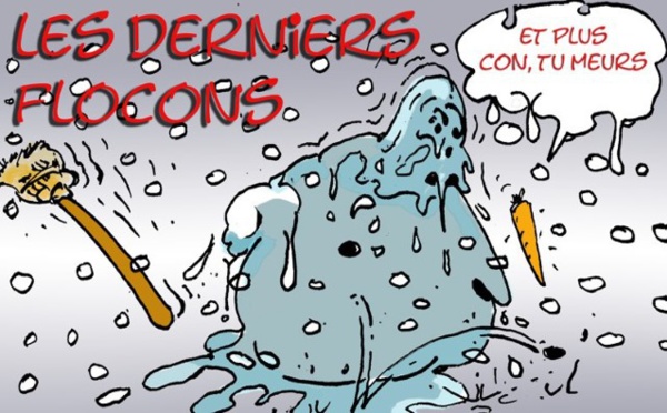 Les flocons se trompent de mois