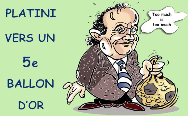 Les ballons d'or de Platini