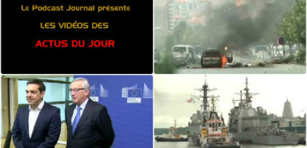 Les actualités en 3 vidéos du 22 juin 2015