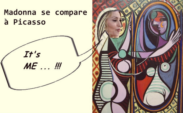 Madonna se reconnait en Picasso