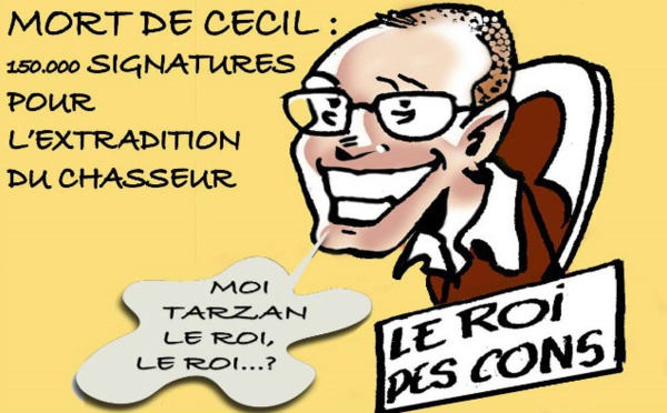 Roi de la jungle? Roi des cons!