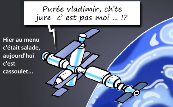Au menu des astronautes...