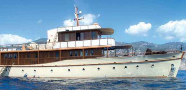 Le yacht de Folon aux enchères