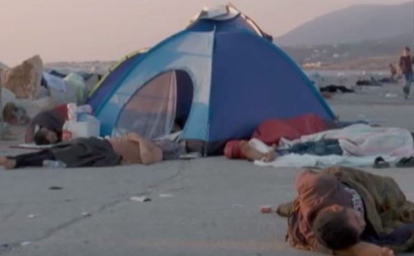 Grèce: chaos et conditions sordides sur l'île de Lesbos