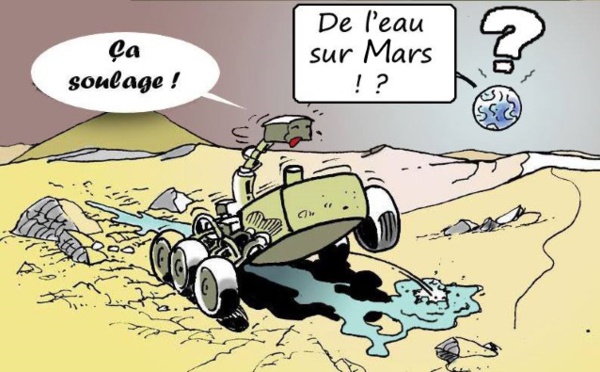 De l'eau sur Mars