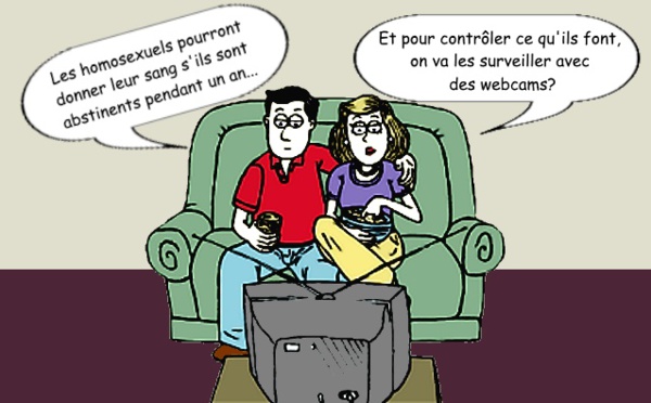 Pour donner votre sang, restez abstinent!