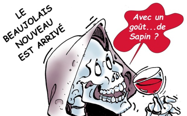 Couleur particulière pour le Beaujolais nouveau