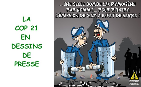 L'effet de serre... du gaz lacrymogène