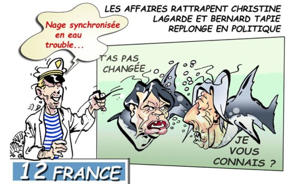 Nage synchronisée en eau trouble