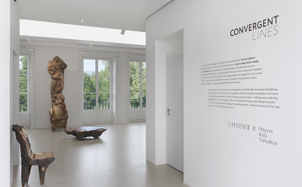 Wanderlust Ice &amp; Ink – Art Review: Convergent Lines, a dialogue of matter, gesture &amp; architecture at L’Appartement Gallery