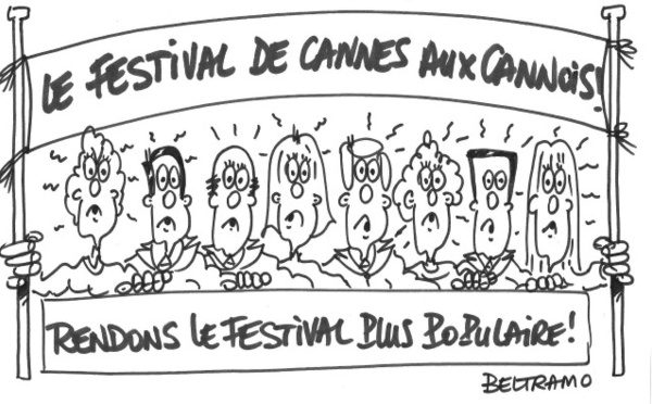 Au Festival de film à Cannes