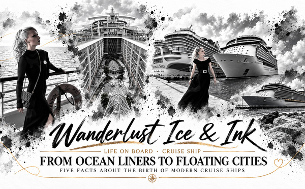 Wanderlust Ice &amp; Ink — Life On Board Cruise Ship: From Ocean Liners to Floating Cities: Five Facts About the Birth of Modern Cruise Ships
