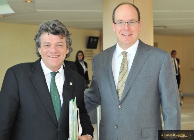 JL Borloo et SAS Albert II Photo (c) Charly Gallo CDP JL Borloo et SAS Albert II Photo (c) Charly Gallo CDP