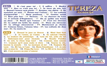 TEREZA Kesovija: Anthologie française 1965-1978 TEREZA Kesovija: Anthologie française 1965-1978